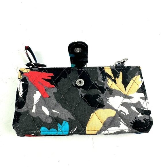 Vera Bradley Splash Floral Smartphone Wallet Wristlet Organizer Clutch New - Picture 7 of 9